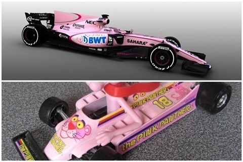Not so ‘Good Times’ for Vijay Mallya, Force India reveals pink Formula 1 car and Twitter goes crazy