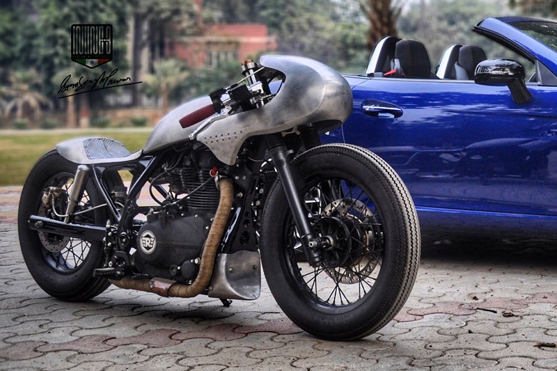 Royal Enfield Himaayan Salt Flat Racer: The Bolivian Salt Flats are a holy grail to many racers around the world. Picking inspiration from the very racers' pilgrimage, folks at Inline3 Custom Motorcycles, Chandigarh have come up with this. The bike has been given aluminum bodywork, which has been able to help it shed 20kg of weight. It was kitted with Firestone tyres and lowered for a racing stance.