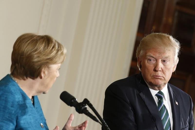 viral, viral angela merkel, awkward, angela merkel, angela merkel photos, angela merkel germany, angela merkel handshake, donald trump, donald trump germany, us, united states of america
