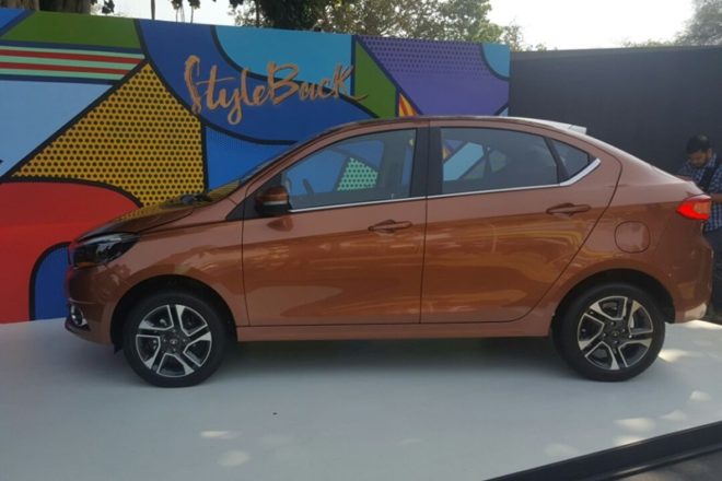 Tata Motors will launch the much-awaited Tigor in Indian market on 29th March, 2017 and bookings of the compact sedan have already begun. This new offering will replace the dated Indigo CS and will share its engines as well as its platform with the Tiago hatchback. The company had earlier showcased the sketches which hinted that the Tigor has an aggressive and a sporty design language. Now, the Tigor has been revealed and here are all the specifications, features as well as the expected price that will come in the car.