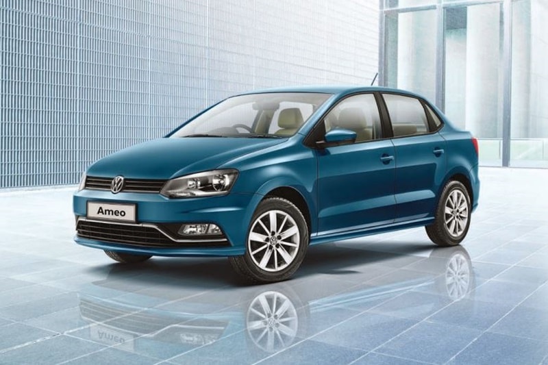 Ameo Highline Diesel: Powered by a 1.5L diesel engine that produces 109 bhp @ 4000 rpm and 250 Nm @ 1500 rpm, Ameo Highline comes with a seven speed DSG. It is priced at Rs 9.62 Lakh.