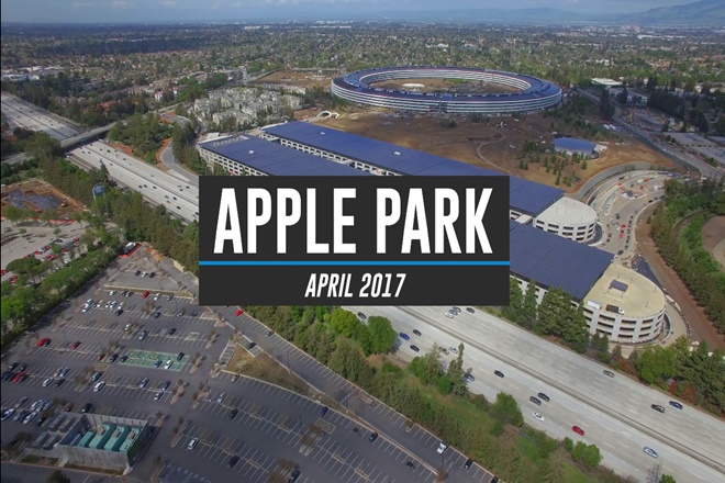 apple campus drone video, apple park drone, drone apple campus, apple park video, apple campus video, apple park, apple campus, apple spaceship, steve jobs, steve jobs campus, appl employees, apple iphone, apple building, apple