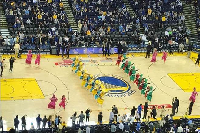 The video of the dance of the group, which goes by the name Bhangra Empire, was shared on the NBA on their Facebook page next day. (Source: Instagram) The video of the dance of the group, which goes by the name Bhangra Empire, was shared on the NBA on their Facebook page next day. (Source: Instagram)
