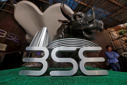 The Bombay Stock Exchange (BSE) logo is seen at the BSE building in Mumbai, India, January 25, 2017. REUTERS/Shailesh Andrade The Bombay Stock Exchange (BSE) logo is seen at the BSE building in Mumbai, India, January 25, 2017. REUTERS/Shailesh Andrade