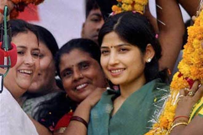 Dimple Yadav was fielded as a speaker on the campaign circuit only after the first phase of the UP polls. (PTI)