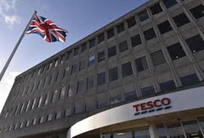 The company's performance contrasted with a net profit of £138 million in the previous financial year, Tesco added in a statement. (Reuters)