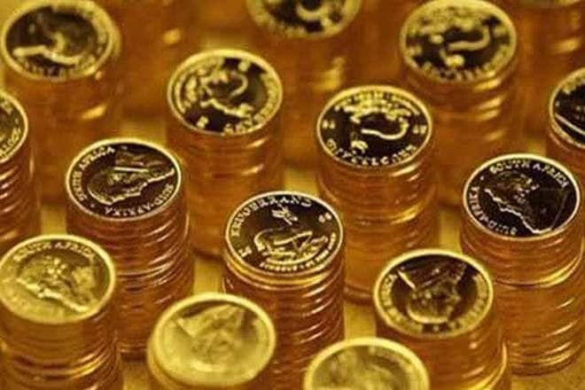 The government is aiming at R5,000 crore from all the schemes — sovereign gold bond, gold monetisation and Indian gold coin — in 2017-18, compared with the budgeted level of R10,000 crore for 2016-17, sources told FE. (Reuters)