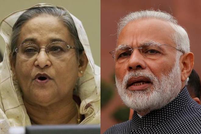 Bangladesh Prime Minister Sheikh Hasina and PM Narendra Modi. (Photos: Reuters) Bangladesh Prime Minister Sheikh Hasina and PM Narendra Modi. (Photos: Reuters)