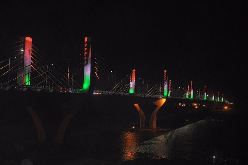 Narendra Modi, Naramada River, Bharuch, Bharuch bridge, Prime Minister, National Highway, gujarat, Ahmedabad-Mumbai National Highway
