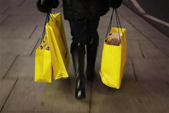 Despite the rise of e-commerce, the physical stores still draw a significant shopping crowd. (Reuters)