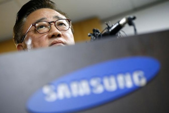 Samsung's operating profit is expected to grow just 5.5 percent next year compared to 61 percent in 2017, according to the average forecast from a Thomson Reuters survey of 16 analysts. (Reuters)