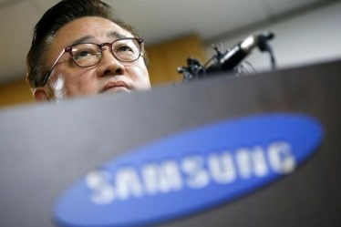 Samsung's operating profit is expected to grow just 5.5 percent next year compared to 61 percent in 2017, according to the average forecast from a Thomson Reuters survey of 16 analysts. (Reuters)