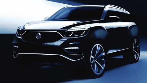 New SsangYong Rexton sketches revealed, to be launched under the Mahindra brand in India