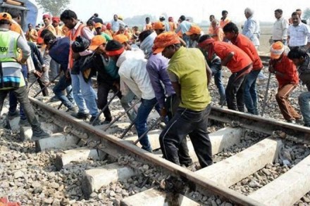 The Railways will spend about Rs 10,000 crore for renewal of tracks and adopt latest technology to detect rail fracture to reduce the accident rate to zero level, Railway Minister Suresh Prabhu said today. (Represenatative Photo: PTI) The Railways will spend about Rs 10,000 crore for renewal of tracks and adopt latest technology to detect rail fracture to reduce the accident rate to zero level, Railway Minister Suresh Prabhu said today. (Represenatative Photo: PTI)