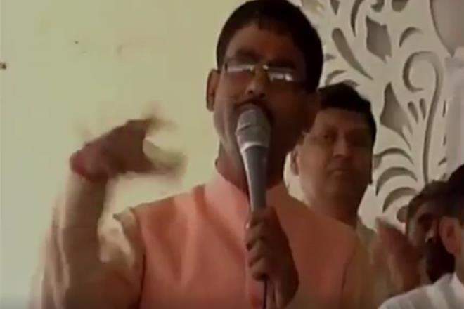 Will break limbs of anyone disrespecting, killing cows: BJP MLA Vikram Saini Will break limbs of anyone disrespecting, killing cows: BJP MLA Vikram Saini