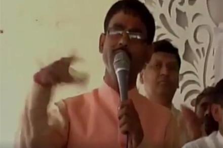 Will break limbs of anyone disrespecting, killing cows: BJP MLA Vikram Saini Will break limbs of anyone disrespecting, killing cows: BJP MLA Vikram Saini