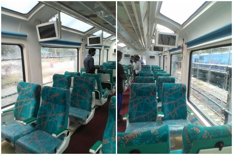 The coach that has been manufactured by ICF. Two more glass ceiling coaches will be ready in the coming months and these will be attached to trains in Jammu and Kashmir valley and North-East.
