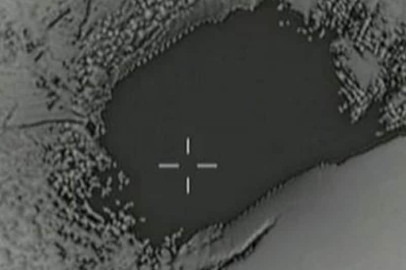 The US attack on a tunnel complex in remote eastern Nangarhar province near the Pakistan border killed at least four IS group leaders, Khogyani said. He said a clearance operation to assess the site of the attack was continuing. <br><br>(Image: Still image taken from a video released by the US Department of Defense shows the moment a MOAB struck the Achin district of the eastern province of Nangarhar, Afghanistan/Reuters)