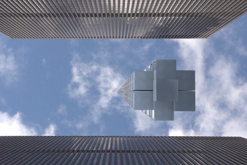 The skyscraper would be powered using space-based solar panels, which would be constantly exposed to sunlight. For water needs, it would have a "semi-closed loop system", filtering and recycling supplies while replenishing them with "condensate captured from clouds and rainwater". (Pic: http://www.cloudsao.com/ANALEMMA-TOWER)