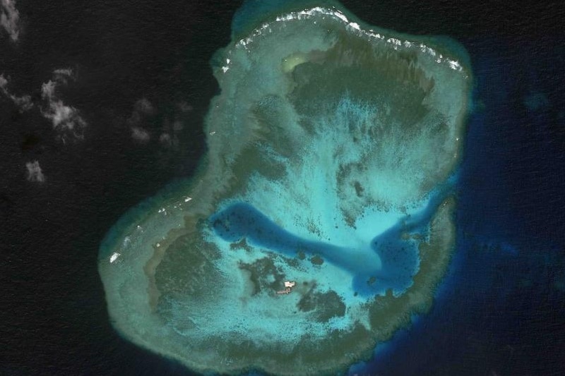 Building up the reefs in the South China Sea, China pursues multiple objectives, including ensuring the safety of expanding shipping lanes, extending maritime protection to its regional waters, and developing capabilities to conduct non-conventional security operations outside the region. (Pic: Asia Maritime Transparency Initiative and Digital Globe)