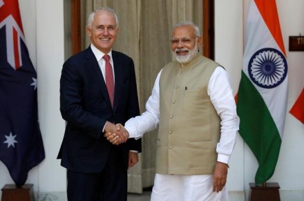 The Australian travel advisory was updated as late as March 20 this year -- days before Turnbull visited India and reviewed with his Indian counterpart Narendra Modi. (Reuters)