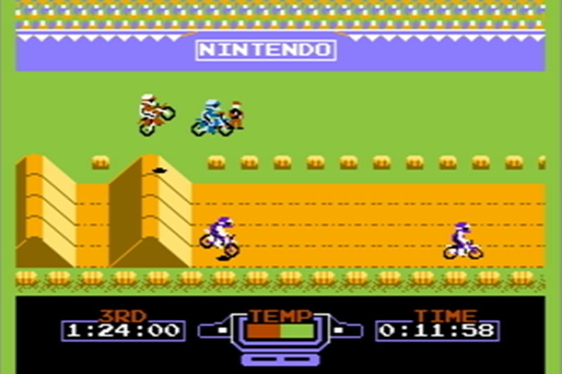 Excite Bike: How lovely was this! We still remember that cute noise the tiny 2D motorcycle made. The instrument cluster had a giant temperature gauge, and you could even customise your very own track. Sigh! Those were the days.