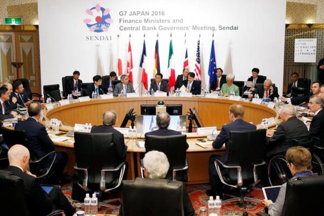 The G7 meet. (Reuters)
