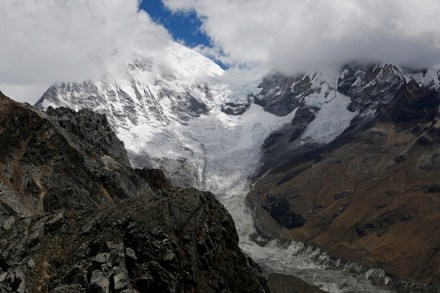 An international research team will spend up to six weeks working at an altitude of more than 5,000 metres on the Khumbu glacier in Nepal and will be using a specially adapted car wash unit to drill up to 200 metres into the ice. (Reuters) An international research team will spend up to six weeks working at an altitude of more than 5,000 metres on the Khumbu glacier in Nepal and will be using a specially adapted car wash unit to drill up to 200 metres into the ice. (Reuters)