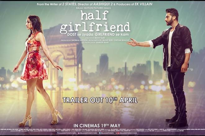 Half girlfriend trailer out, Half girlfriend trailer, Half Girlfriend, RIYA SOMANI, ShraddhaKapoor, Arjun Kapoor, Chetan Bhagat, mohit suri, girlfriend, trailer, bollywood news
