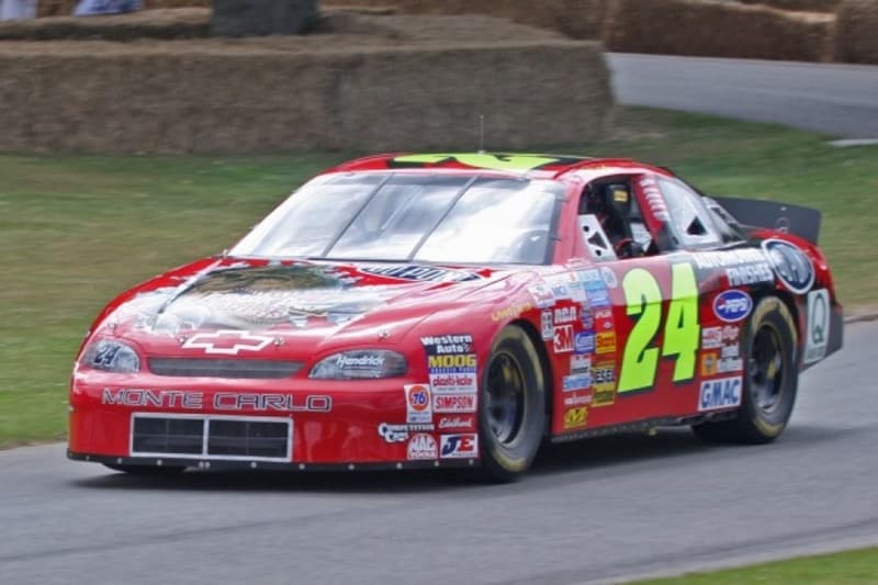 Hendrick Motorsports' 1997 T-Rex: This car was designed by Rex Stump, a former Corvette engineer. He designed the T-Rex to be as fast as possible. While, the car gets its name after Stump, it also had a Jurassic Park-themed paint scheme to promote the movie release. It was a very fast car, outperforming others at NASCAR. After it had run a race, NASCAR officials said the car can not be used in the races again, though it complied with all rules. (source: Hendrick Motorsports) (Image: Brian Snelson)
