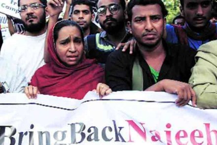 The Delhi Police had issued a notice to the students and asked them to appear before it for a lie-detector test. (Express Photo)