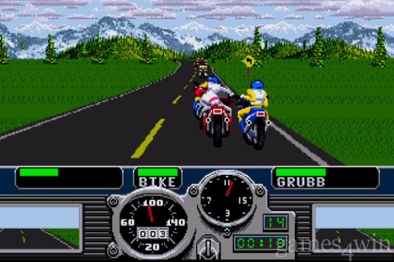 Road Rash: The brilliance of this game - you could hit contenders in the face. How cool is that! But, we do not promote such behaviour when actually are on the road.