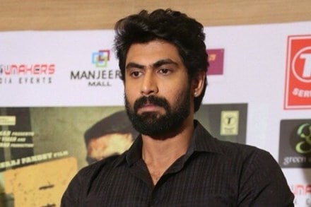 The 32-year-old actor essays the role of Bhallala Deva in the SS Rajamouli-directed war epic, which released yesterday to a record-breaking opening. (Express Photo)