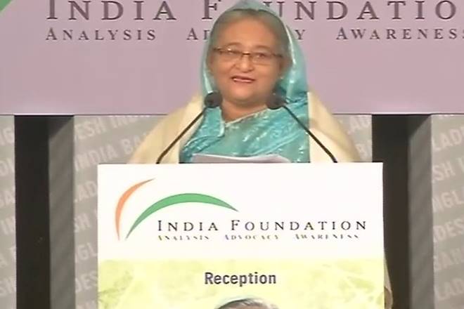 Bangladesh Prime Minister Sheikh Hasina, PM Sheikh Hasina, Bangladesh Prime Minister, Bangladesh India, India Bangladesh, Prime Minister Hasina, Bangladesh Prime Minister Hasina, Bangladesh PM Sheikh Hasina, India Foundation Awareness Programme, India Awareness Programme, New delhi, Teesta, Indo-Bangladesh relations