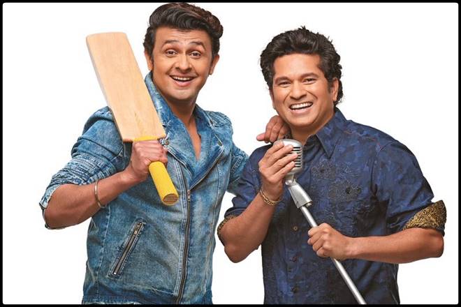 Sachin Tendulkar, Sachin Tendulkar singing debut, singing debut sachin Tendulakar, Tendulakar singing debut, song video, sachin singing debut, Cricket Wali Beat, Sonu Nigam, Indian Idol 9, Sachin Tendulkar Cricket Wali Beat, Indian Idol, Entertainment news, Sachin Cricket Wali Beat