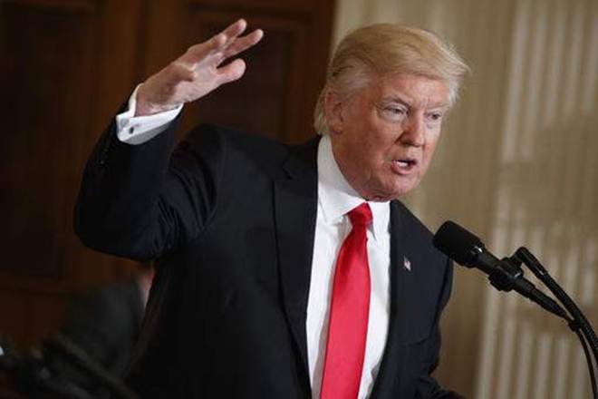 Minutes into Trump's Harrisburg speech, he told the crowd just how much he preferred spending the evening with supporters than the Washington media. (Associated Press) Minutes into Trump's Harrisburg speech, he told the crowd just how much he preferred spending the evening with supporters than the Washington media. (Associated Press)