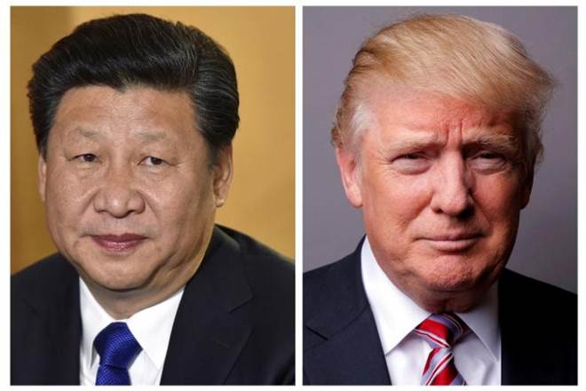 Xi Jinping and Donald Trump. (Reuters)