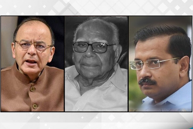 arvind kejriwal, ram jethmalani, arun jaitley, jethmalani, kejriwal defamation case, mcd elections 2017, mcd poll 2017, arvind kejriwal controversy, arvind kejrwal defamation case, arun jaitley arvind kejriwal defamation case, ddca case, ddca defamation case