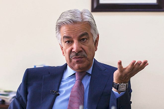 Asif said that Pakistan would use all constitutional force available against those acting against the sovereignty of the country. (Reuters) Asif said that Pakistan would use all constitutional force available against those acting against the sovereignty of the country. (Reuters)