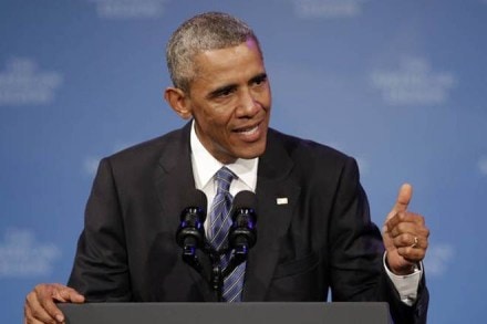 At the event, Barack Obama said that young people are the key to solving the nation's most daunting problems and his plan after holding the nation's highest office is to work with them. (Associated Press)