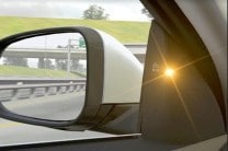  Blind spot detection aids the driver by alerting him if there is traffic just behind the car as well as to its side. 