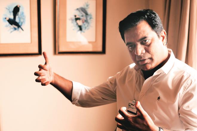 “We hope to become the first in the country to provide broadband connection to every household along with potable drinking water supply,” KT Rama Rao, IT minister, Telangana government, says. “We hope to become the first in the country to provide broadband connection to every household along with potable drinking water supply,” KT Rama Rao, IT minister, Telangana government, says.