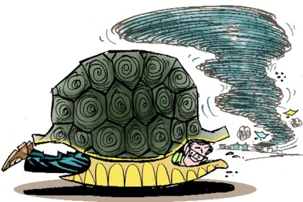 Natural disasters bring loss of life and property, which is beyond repair. (Illustration: Rohnit Phore)