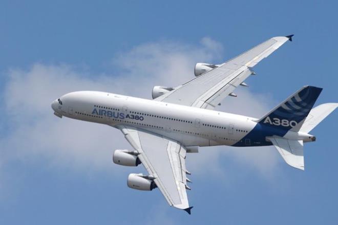 Airbus Group SE, A380, Korean Air Lines Co., Kiran Rao, Emirates, Boeing Co., Aircraft Interiors Expo,