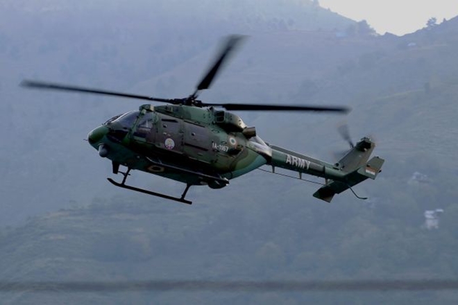 A private helicopter carrying CoBRA commandos today crash landed near a CRPF camp in Chhattisgarh's Sukma district resulting in minor injuries to five occupants. (Representative Photo: PTI) A private helicopter carrying CoBRA commandos today crash landed near a CRPF camp in Chhattisgarh's Sukma district resulting in minor injuries to five occupants. (Representative Photo: PTI)