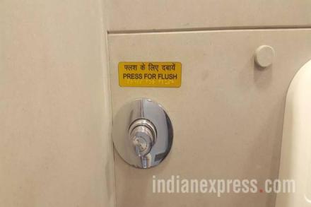 New toilets also have an automatic fragrance dispenser and soap dispenser, with specially coated flooring to reduce soiling. (The Indian Express) New toilets also have an automatic fragrance dispenser and soap dispenser, with specially coated flooring to reduce soiling. (The Indian Express)