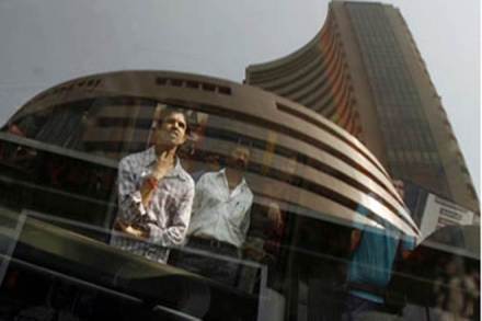 Shares of Reliance Industries surged 1.21 per cent to Rs 1,433.50 after the company yesterday reported a record fourth-quarter net profit of Rs 8,046 crore. (Reuters)