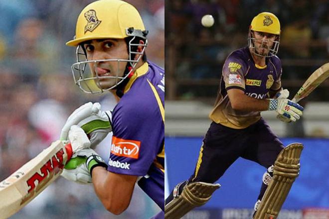 Kolkata Knight Riders, Gujarat Lions, Gautam Gambhir, Chris Lynn, Ravindra Jadeja, Brendon McCullum,