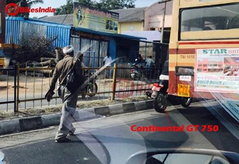 Royal Enfield 750cc twin cylinder motorcycle spied again, to launch later this year