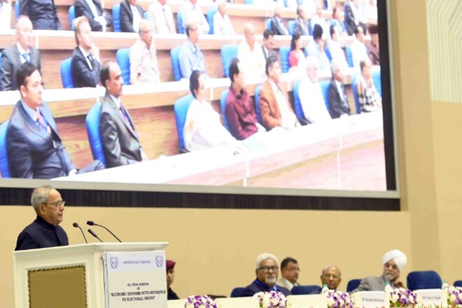 President Pranab Mukherjee on electoral reforms: If Britain can have more than 600 parliamentary constituencies, why can’t India have more seats?